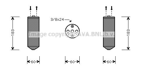 AVA QUALITY COOLING Kuivain, ilmastointilaite MTD234